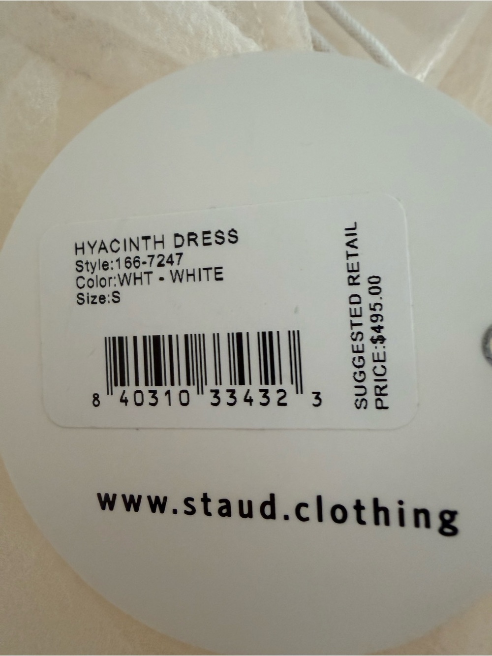 STAUD Sheer Tiered Maxi Dress in White
NWT - Picture 9 of 10